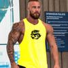 Chaleco deportivo para hombre europeo y americano, comercio exterior, Amazon, sin mangas, entrenamiento deportivo, culturismo, una generación de cabello