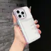 Estojo de Cartão Arco-Íris Anti-queda Capa para Celular Adequado para Apple 16promax Transparente 15 Cartão Lateral 14/13 Cor Doce 16