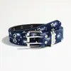 Estilo punk estrela lapela dupla cinto jeans coreano moda calças decorativas cinto de milho feminino em estoque atacado
