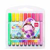 Plumones Acuarela Deli 24 Colores Barril Triangular Lavable Estándar UE Papelería de Regreso a Clases Plumones para Colorear para Niños de Preescolar