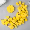 Esponja Gota d'Água para Pó, Esponja de Maquiagem Descartável, Almofada de Ar, Bloco de Esponja para Unhas de Uso Duplo Seco e Úmido