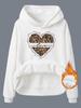 Suéter con capucha y forro polar para mujer, estilo europeo y americano, de eBay Independent Station, para otoño e invierno, disponible en stock. Camisa informal de manga larga para mujer que combina con todo.