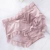 Ropa interior sexy para mujer Pure Desire sin costuras, de talle medio, ligeramente transparente, con diseño hueco, ligera, transpirable, para chicas super picantes, bragas