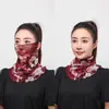 Bufanda para el cuello colgante de oreja más vendida de primavera y verano para mujer, Cubrecuellos versátil con protección solar, Velo multifuncional para protección del cuello, Mascarilla facial, Bufanda de seda, Bufanda de gasa