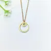 Collar de Acero Inoxidable para Mujer Joyería de Nicho Versátil Colgante de Cobre Cadena Elegante para Clavícula Joyería Cadena de Lujo Ligero