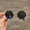 Novos óculos de sol infantis com laço fofo atacado moda all-match óculos de sol infantis óculos de metal