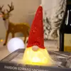 Enfeites de Árvore de Natal, Decorações Penduradas de Tecido Sem Rosto do Papai Noel com Luzes, Pequenos Enfeites Pendentes, Decorações de Natal, Atacado Transfronteiriço