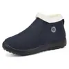 Sapatos de algodão, botas de algodão de inverno para exportação, atacado, estilo slip-on, tamanhos grandes, botas curtas espessadas, estilo casal, botas de neve quentes para exterior