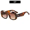 Gafas de Sol Retro de Marco Grande Versátiles Estilo Ins Europeo y Americano Protección Solar para Exteriores Moda Tendencia Gafas de Sol Transfronterizas