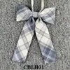 Gravata Flor JK Gravata Borboleta Cabo Longo Fita Xadrez Totalmente Poliéster Cedro Shahua Feminina Laço Estilo Japonês Uniforme Popular no Campus