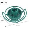 Alimentador de Aves Higiénico Automático Dispensador de Comida Verde Alimentador de Pájaros Simple Exterior Colibrí Exterior Árbol Bebedero para Pájaros