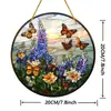 Decoración de Arte Colgante Circular de Acrílico para Exteriores Transfronterizo Adorno Colgante para Ventana Interior