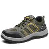 Zapatos de Seguridad para Hombre Verano Transpirables Puntera de Acero Suela Sólida Anti-Aplastamiento Anti-Perforación Zapatos de Seguridad Zapatos Protectores para Trabajo en Obra