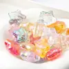 Transmisión en Vivo Popular 19mm Onda de Agua Estrella de Cinco Puntas Joyería Resina Color UV DIY Material Hecho a Mano Pulsera de Estrella Cuentas