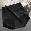 Ropa interior de verano sin costuras ultradelgada para mujer, cintura alta, abdomen, no se enrolla, amigable con la piel, transpirable, seda de hielo, calzoncillos frescos para niñas