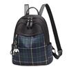 Mochila para Mujer 2022 Nueva Moda Viaje Tela Oxford Mochila Pequeña para Mujer Cuadros Moda Moda Bolso Pequeño Mochila Escolar para Mujer