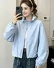Otoño 2026 Nuevo Estilo Coreano Moda Suelto Adelgazante Elegante Reductor de Edad Casual para Viajes Corto Abrigo para Mujer