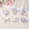Accesorios de Resina para Manualidades de Dibujos Animados Adornos Serie de Ángeles de Dos Colores Pinzas para el Cabello Fundas para Teléfono Hebillas para Zapatos Llaveros Colgantes Accesorios