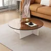 Mesa de Centro Sala de Estar Hogar Cuadrada Vidrio Templado Madera Maciza Mesa de Café Moderna Simple Resistente a Rayones Apartamento Pequeño Mesa de Café de Lujo Ligero