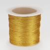 Corda Trançada com Fio de Ouro e Prata, Fios de Ouro, Fio Enrolado, Materiais DIY Feitos à Mão, Corda de Fio Dourado, Corda para Montagem de Artesanato