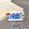 Nuevo Reloj Despertador de Crayon Shin-Chan con Reloj Luminoso de Mesita de Noche, Temporizador Multifuncional Simple, Reloj de Escritorio para Dormitorio