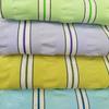 Tecido Listrado Largo Primavera e Verão 2024 Tecido para Roupas Femininas e Infantis Tecido Enrugado Bolha Tecido de Estoque Pronto de Fábrica para Vestido