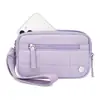 Nova Carteira de Pulso Feminina Mini Moda Estilo Coreano Simples 2026 Primavera Carteira Acolchoada de Nylon Porta-Celular