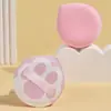 Almofada de Maquiagem em Formato de Patinha de Gato para Pó, Dupla Utilização para Seco e Úmido, Cushion Puff, Almofada para Fixar Base em Pó