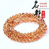 Pulseira Pirâmide de Citrino Cristal 7A Marca Famosa Cristal Amarelo Torre Cristal Cornucópia de Cristal Pulseira Montanha de Mil Camadas