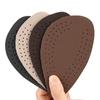 Almohadilla de palma delantera de cuero puntiaguda para zapatos de tacón alto, suave, amortiguadora, de tamaño medio, para hombres y mujeres, suave, resistente al desgaste, almohadilla de palma delantera antideslizante invisible