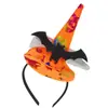 Festa Fantasia de Halloween Adereços de Performance Aro de Cabeça Cabeça de Morcego Aranha Caveira Abóbora Chapéu de Bruxa Aro de Cabelo Fivela de Cabeça
