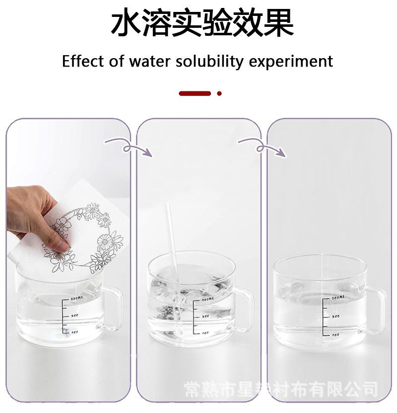 水溶实验效果