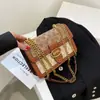 Bolsa Pequena de Luxo para Mulheres 2026 Nova Moda Tendência de Comércio Exterior Versátil Bolsa de Ombro com Corrente para Mulheres Bolsa Transversal de Nicho
