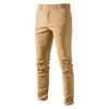 Pantalones Casuales de Alta Calidad para Hombre Otoño e Invierno 2024 Ropa de Abajo Transpirable para Hombre Comercio Exterior Juvenil de Negocios Pantalones de Algodón Transfronterizos Venta al por Mayor