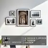 Porta-Retrato de Parede Grade de Palácio Porta-Retrato Impressão de Fotos Porta-Retrato de Luxo Porta-Retrato Personalizado Combinação de Parede de Fotos Exibição de Fotos