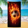 Toalha de Praia Modelo Novo 2026 da Copa do Mundo de Futebol dos Estados Unidos, Canadá e México, Toalha de Banho de Praia de Microfibra, Toalha Estampada de Secagem Rápida