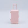 Maleta accesorios para muñecas viaje al aire libre caja de almacenamiento accesorios juguete caja para jalar equipaje transparente mochila