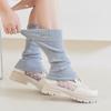 Calcetines de pila para chica gordita de talla grande, piernas gruesas para niñas con zapatos de piel pequeños, primavera y verano jk calcetines blancos hasta la pantorrilla, forma de pierna modificada