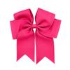 6 polegadas Rib Ribbon Fishtail Fita Dupla Laço Grampo de Cabelo Acessórios de Cabelo para Crianças Grampo de Cabelo 672