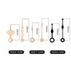 Hongqian Reloj Puntero Accesorios Reloj de Pared Accesorios Metal Manecilla de Hora y Minutero Directo de Fábrica Cabello