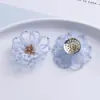 Lujo Ligero Color Doble Capa Hueco Pétalo Tazón Flor DIY Trenzado a Mano con Cuentas Pasador de Pelo Accesorios para el Cabello Pendientes Material Venta al por Mayor