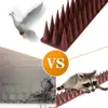 Púas Anti-Pájaros de Plástico al por Mayor Jardín Púas Anti-Pájaros para Jardín Tejado Balcón Antirrobo Antiescalada para Gatos Púas de 3.5 cm