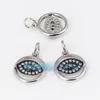 L45 Accesorios para joyería DIY cobre puro chapado en oro plateado recubierto de oro estilo europeo y americano Ojo del Diablo colgante multicolor