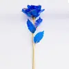 Ramo de Rosas de Lámina de Oro 24K, Flores Artificiales Eternas, Regalo de San Valentín Cumpleaños, Regalo de Navidad, Hecho a Mano