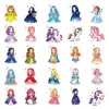 Pegatinas de Princesa de Dibujos Animados de Nuevo Estilo Transfronterizas 50 Piezas para Decoración de Laptop, Cuaderno, Funda de Teléfono y Termo