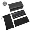 Set de Fundas de Cuero para Gafas con Impresión de Logo, Estuche Suave con Hebilla de Cuero Caja para Gafas de Sol, Caja de Embalaje para Gafas de Sol Estilo Nuevo Venta al por Mayor
