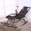 Mecedora Reclinable Silla Mecedora para Adultos Silla para Personas Mayores Silla para Siesta en Balcón Silla de Mimbre Silla de Mimbre para Exteriores Mecedora de Ocio Fábrica