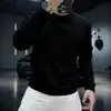 Sudadera de cuello redondo de peso pesado de marca de moda 2025, manga larga, versátil, polar, elegante, casual, moda de otoño, sudadera de moda para hombre