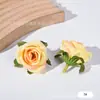 Acessórios de Cabeça com Flores de Rosa Transfronteiriços DIY Materiais de Flores de Seda Buquês de Casamento Flores Artificiais para Casamento Decoração de Cena
