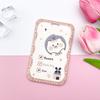 Tarjetero de encaje creativo para campus, funda protectora para tarjetas bancarias, tarjetas de identificación, tarjetas de comida para estudiantes, control de acceso a la sala de tarjetas, cordón